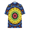 Colorful Kaleidoscope Print Hawaiian Shirt