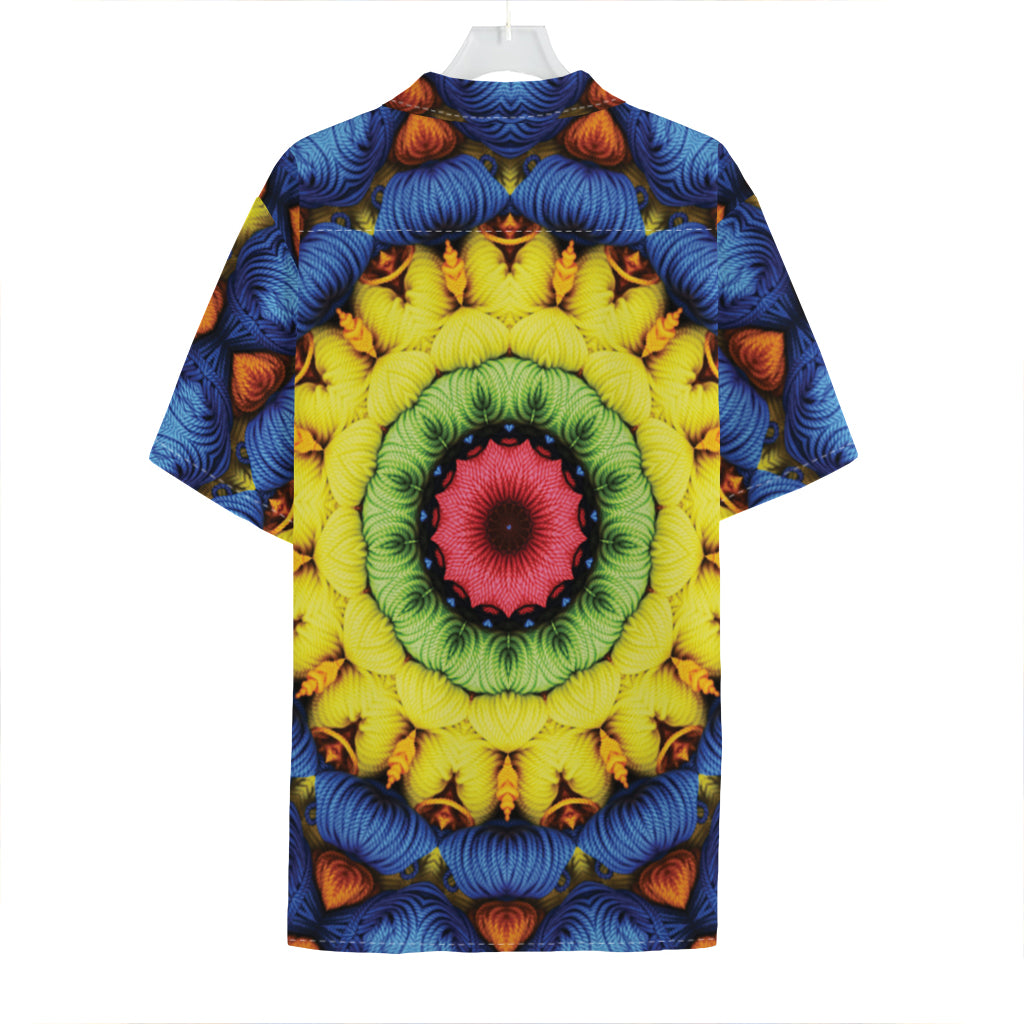 Colorful Kaleidoscope Print Hawaiian Shirt