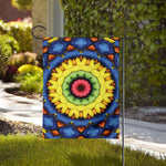 Colorful Kaleidoscope Print House Flag