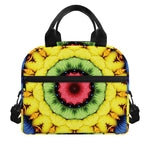 Colorful Kaleidoscope Print Insulated Lunch Bag