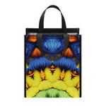 Colorful Kaleidoscope Print Insulated Lunch Tote