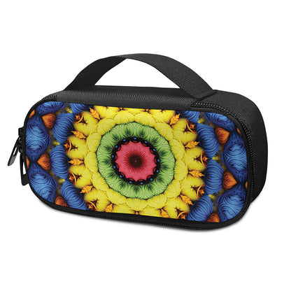 Colorful Kaleidoscope Print Insulin Cooler Travel Case