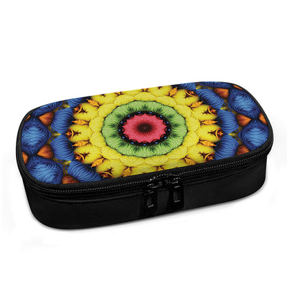 Colorful Kaleidoscope Print Insulin Cooler Travel Case