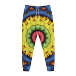 Colorful Kaleidoscope Print Jogger Pants