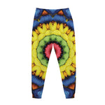 Colorful Kaleidoscope Print Jogger Pants
