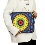 Colorful Kaleidoscope Print Laptop Sleeve