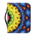Colorful Kaleidoscope Print Leather Bible Cover