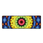 Colorful Kaleidoscope Print Long Kitchen Mat