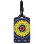 Colorful Kaleidoscope Print Luggage Tag