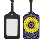 Colorful Kaleidoscope Print Luggage Tag
