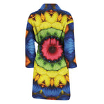 Colorful Kaleidoscope Print Men's Bathrobe