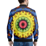 Colorful Kaleidoscope Print Men's Bomber Jacket