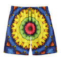 Colorful Kaleidoscope Print Men's Swim Trunks