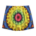 Colorful Kaleidoscope Print Mesh Shorts