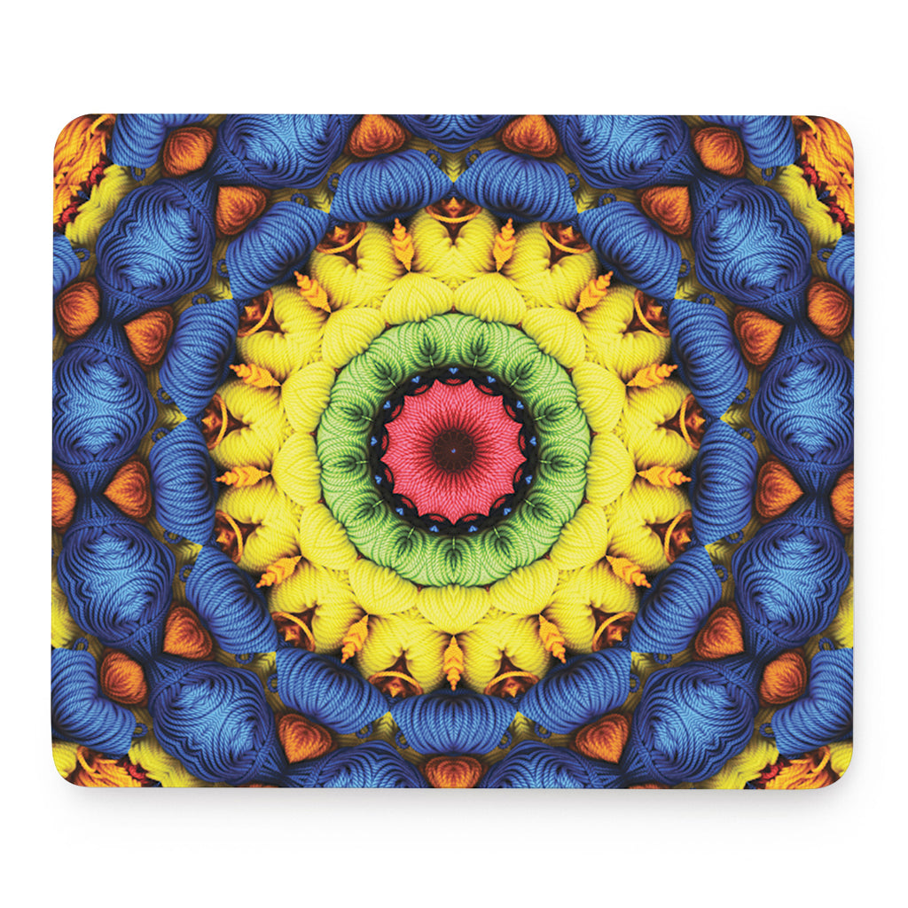 Colorful Kaleidoscope Print Mouse Pad