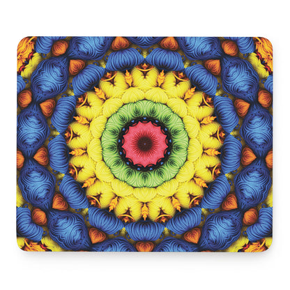 Colorful Kaleidoscope Print Mouse Pad