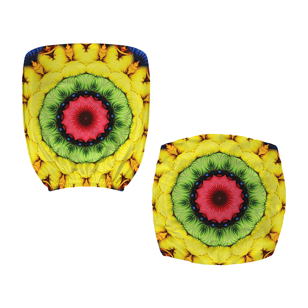 Colorful Kaleidoscope Print Office Chair Cover