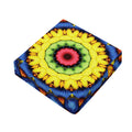 Colorful Kaleidoscope Print Outdoor Seat Cushion Cover