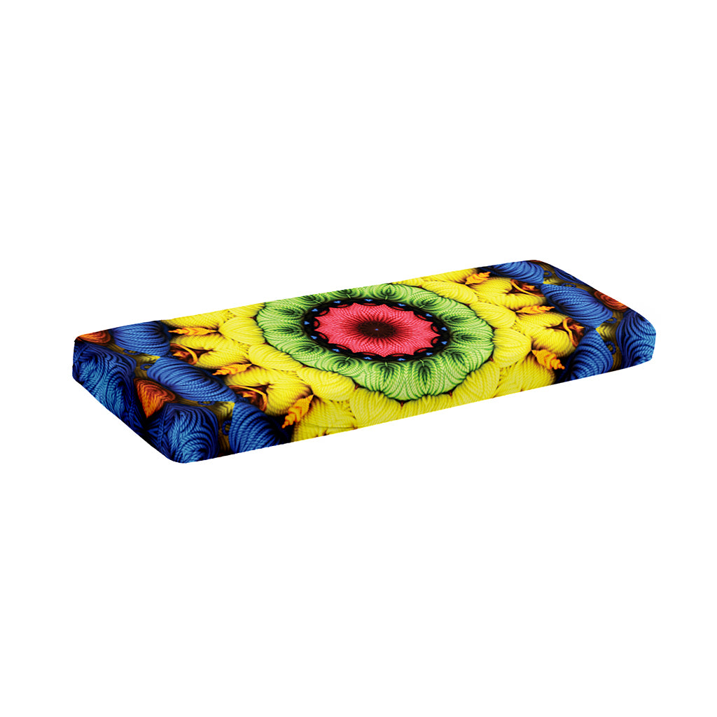 Colorful Kaleidoscope Print Piano Keyboard Cover