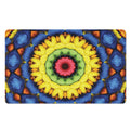 Colorful Kaleidoscope Print Polyester Doormat