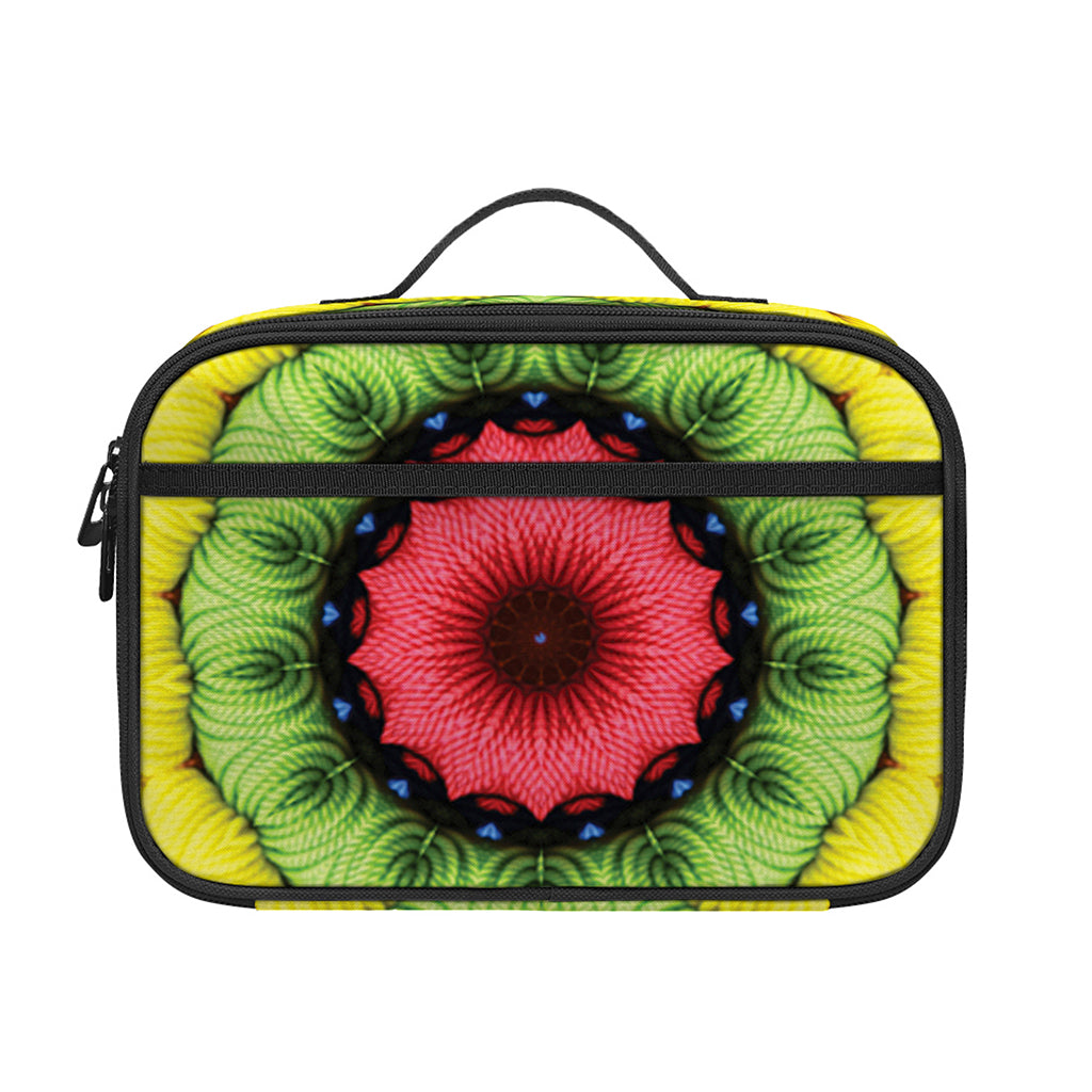 Colorful Kaleidoscope Print Portable Lunch Bag