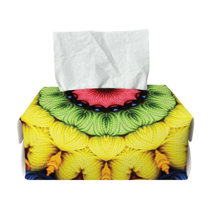 Colorful Kaleidoscope Print Rectangle Tissue Box Cover