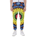 Colorful Kaleidoscope Print Joggers