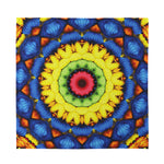 Colorful Kaleidoscope Print Silk Bandana