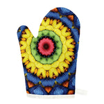 Colorful Kaleidoscope Print Single Oven Mitt
