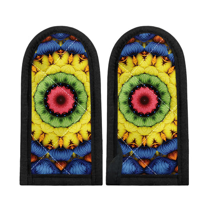 Colorful Kaleidoscope Print Skillet Handle Cover
