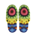 Colorful Kaleidoscope Print Slippers