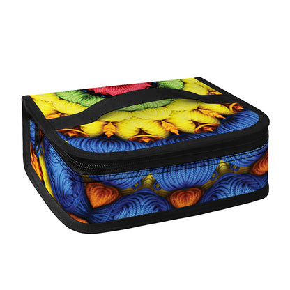 Colorful Kaleidoscope Print Small Lunch Bag