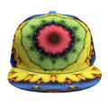 Colorful Kaleidoscope Print Snapback Cap