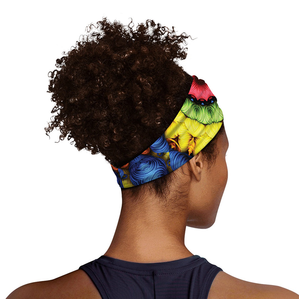 Colorful Kaleidoscope Print Sports Headband