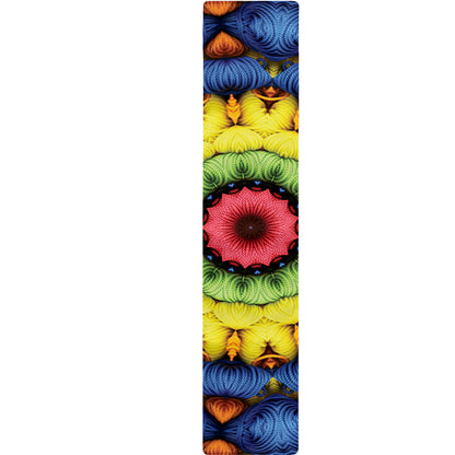 Colorful Kaleidoscope Print Table Runner