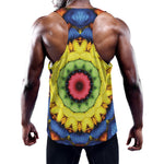 Colorful Kaleidoscope Print Training Tank Top