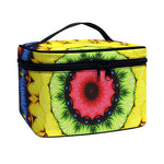Colorful Kaleidoscope Print Travel Makeup Bag