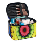 Colorful Kaleidoscope Print Travel Makeup Bag