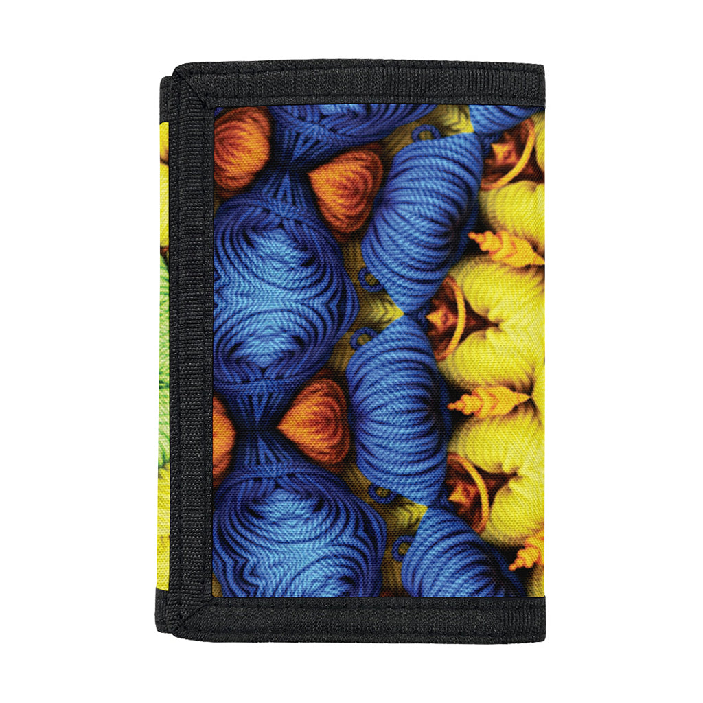 Colorful Kaleidoscope Print Trifold Wallet