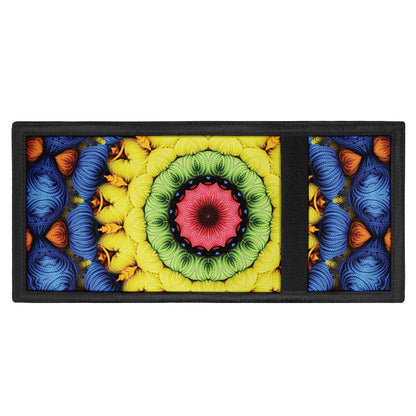 Colorful Kaleidoscope Print Trifold Wallet
