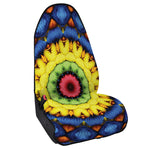 Colorful Kaleidoscope Print Waterproof Car Seat Cover