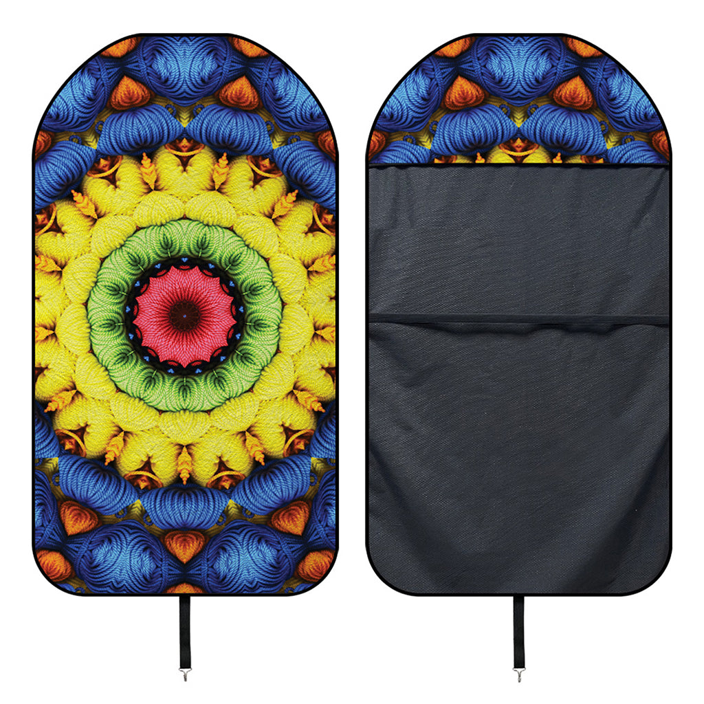 Colorful Kaleidoscope Print Waterproof Car Seat Cover