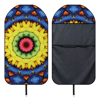 Colorful Kaleidoscope Print Waterproof Car Seat Cover