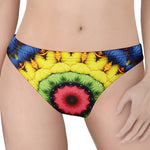 Colorful Kaleidoscope Print Women's Thong