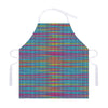 Colorful Knitted Pattern Print Adjustable Apron