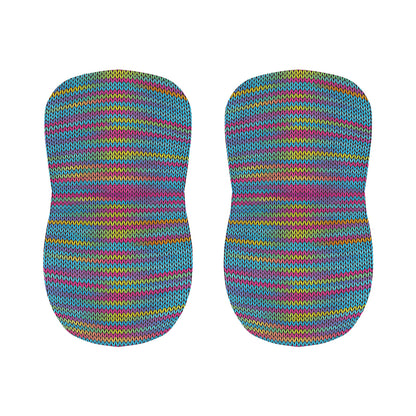 Colorful Knitted Pattern Print Bar Stool Covers