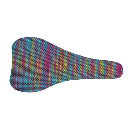 Colorful Knitted Pattern Print Bicycle Seat Cover