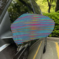 Colorful Knitted Pattern Print Car Side Mirror Covers