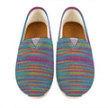 Colorful Knitted Pattern Print Casual Shoes
