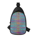 Colorful Knitted Pattern Print Sling Bag